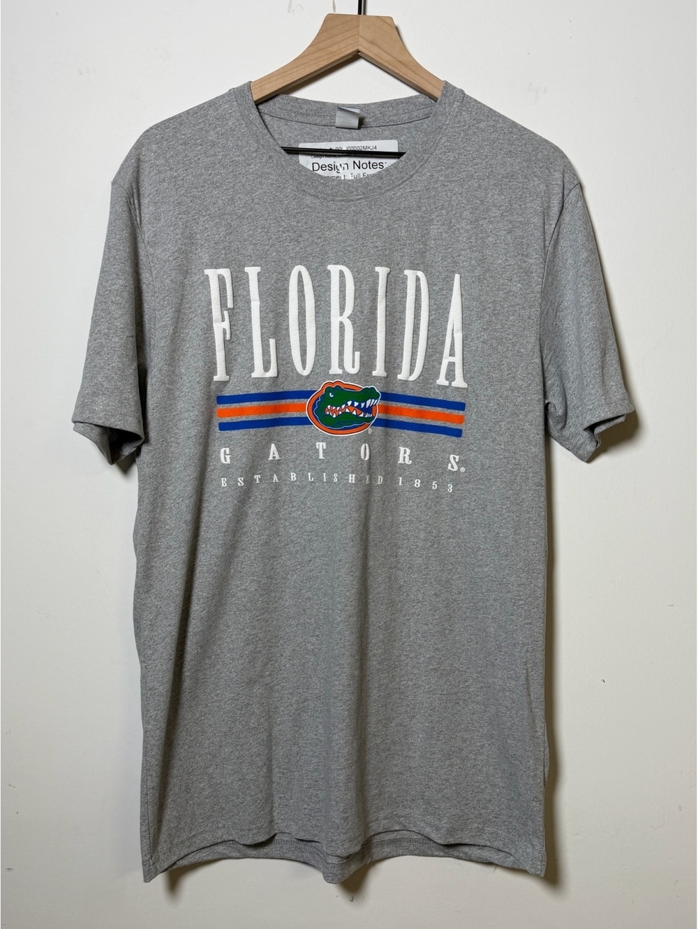 Blue 84 Florida Gators Gray T Shirt men’s large NWOT